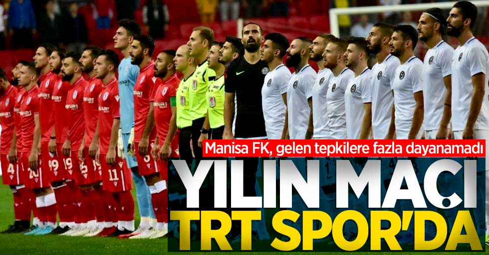 Manisa FK, gelen tepkilere fazla dayanamadı! Manisa FK-Samsunspor maçı TRT Spor'da