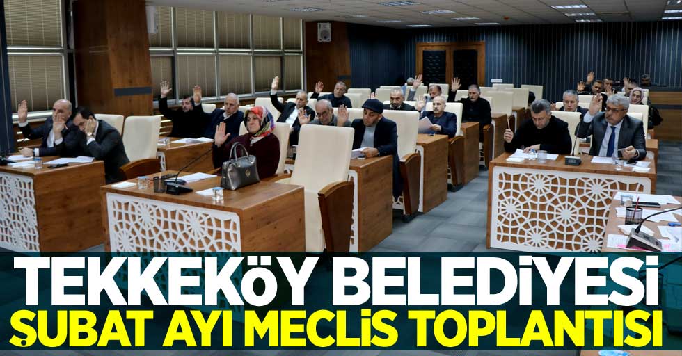 Tekkeköy Belediyesi Şubat Ayı Meclis Toplantısı