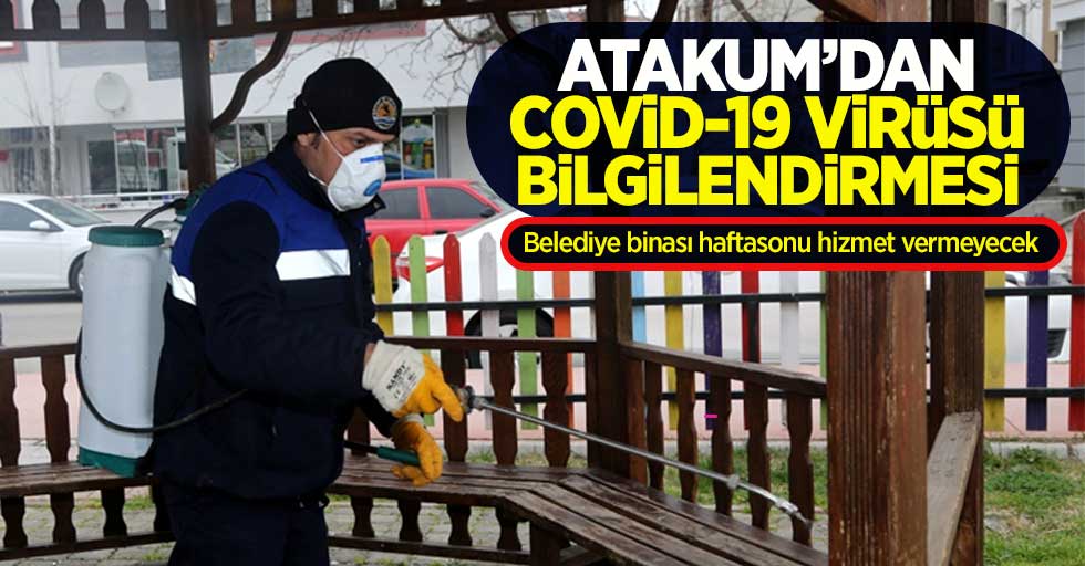 Atakum'dan covid-19 virüsü bilgilendirmesi