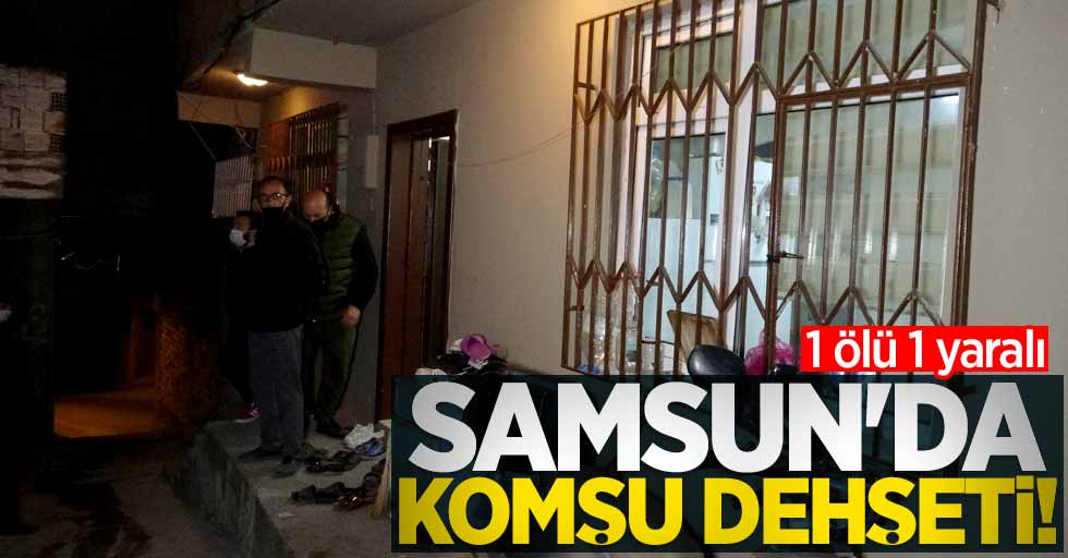 Samsun'da komşu dehşeti! 1 ölü 1 yaralı