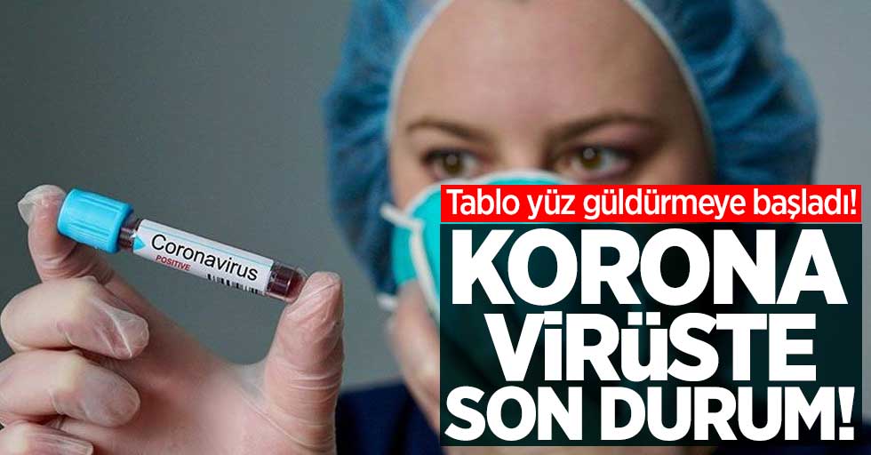Tablo yüz güldürmeye başladı! İşte Türkiye korona virüs tablosu!