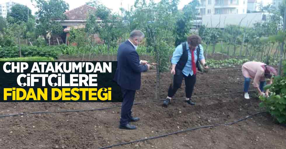 CHP Atakum'dan çiftçilere fidan desteği