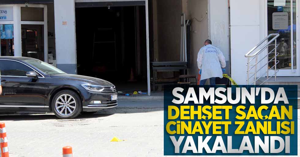 Samsun'da dehşet saçan cinayet zanlısı yakalandı