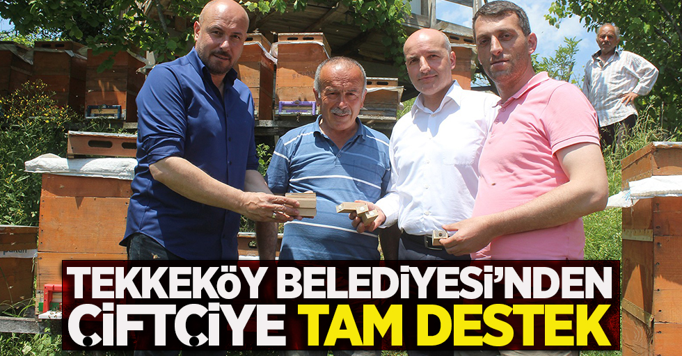 Tekkeköy Belediyesi'nden çiftçiye tam destek