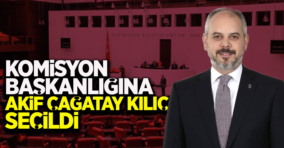 TBMM Dışişleri komisyon başkanlığına eski Samsun milletvekili Akif Çağatay Kılıç seçildi