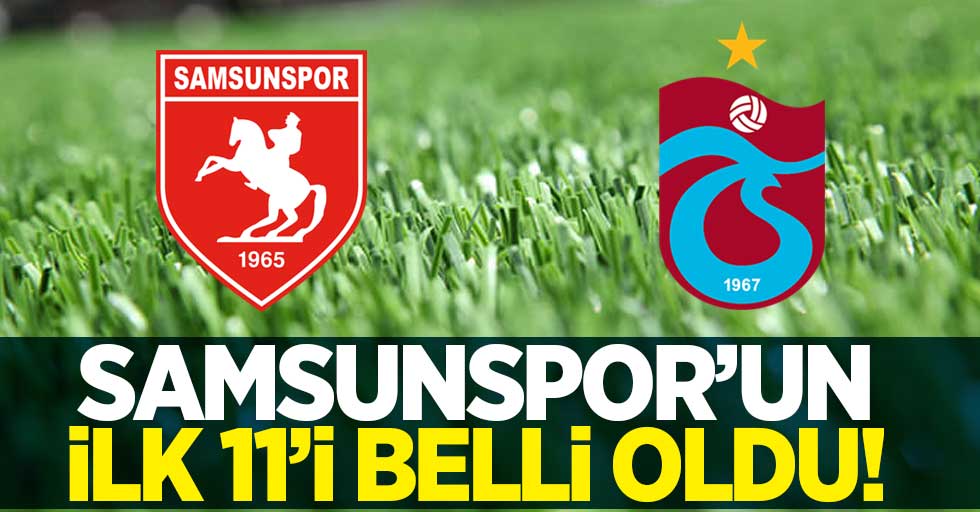 Samsunspor'un Trabzonspor kadrosu