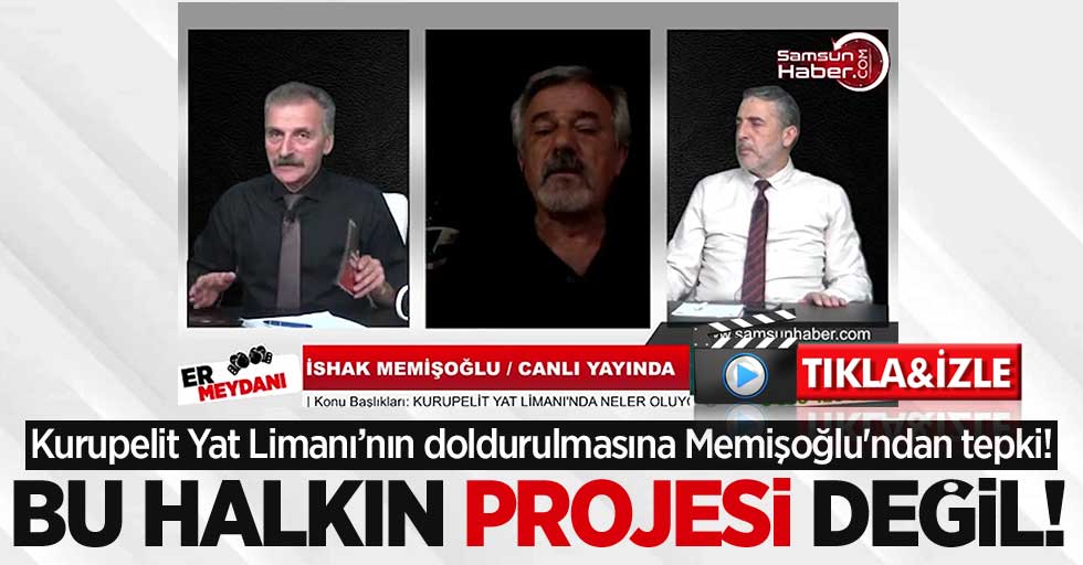 Kurupelit olayına Memişoğlu'ndan tepki! "Bu halkın projesi değil"