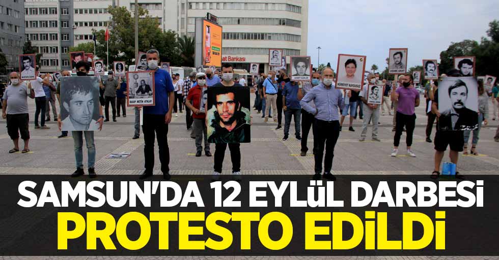 Samsun'da 12 Eylül protesto edildi