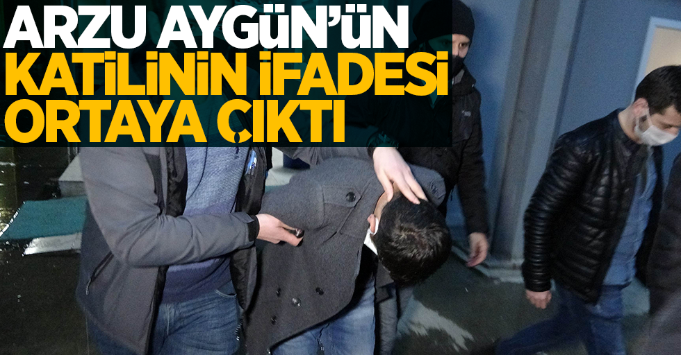 Arzu Aygün'ün katilinin ifadesi ortaya çıktı