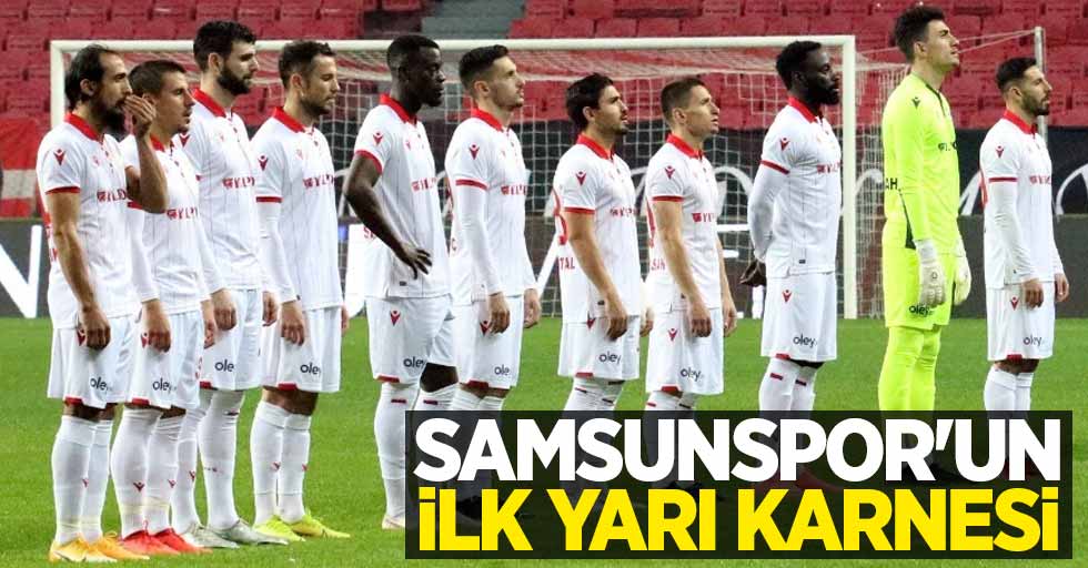 Samsunspor'un ilk yarı karnesi 
