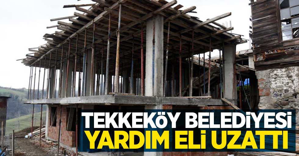 Tekkeköy Belediyesi yardım eli uzattı