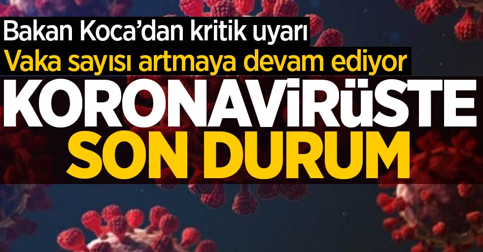 23 Mart koronavirüs tablosu açıkladı