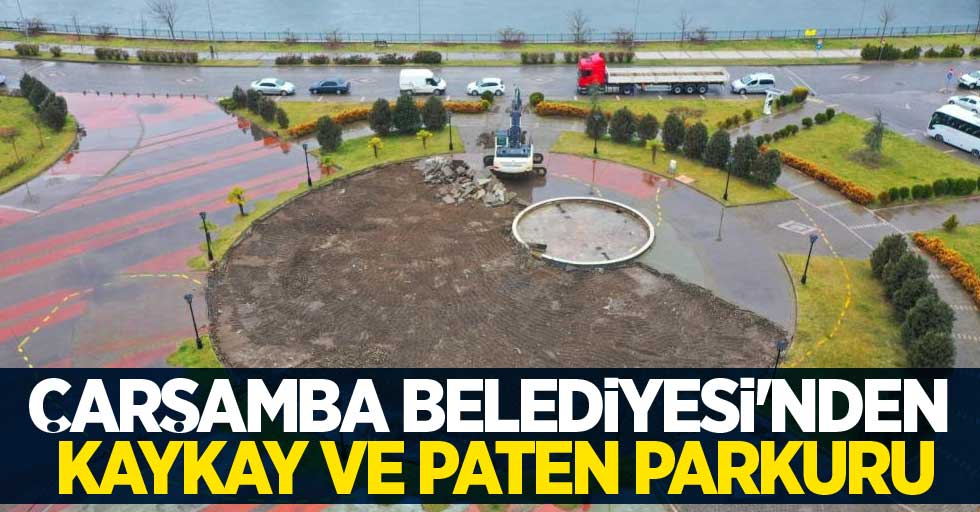 Çarşamba Belediyesi’nden Kaykay ve Paten Parkuru