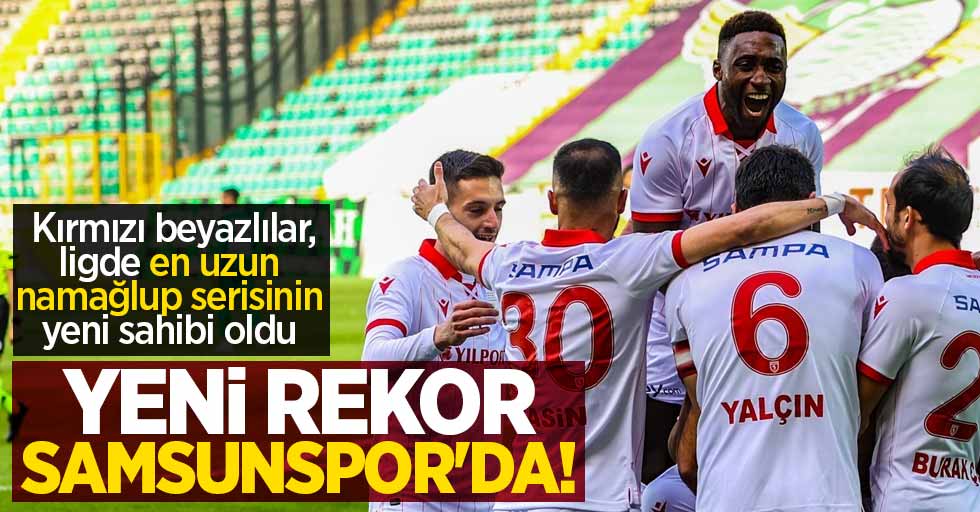 Kırmızı beyazlılar, ligde en uzun namağlup serisinin yeni sahibi oldu! Yeni rekor Samsunspor'da 