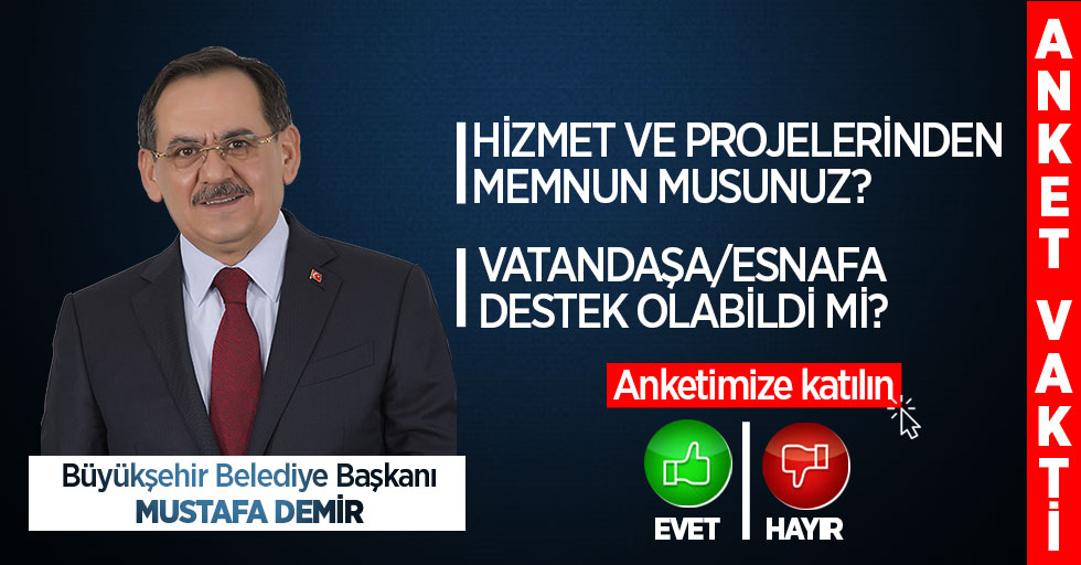 Samsunhaber.com anket: Vatandaşlar Mustafa Demir'den memnun mu? 
