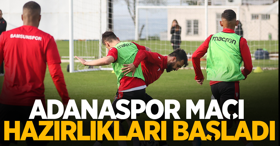 Adanaspor maçı hazırlıkları başladı 