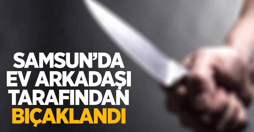 Samsun'da 1 kişi ev arkadaşı tarafından bıçaklandı