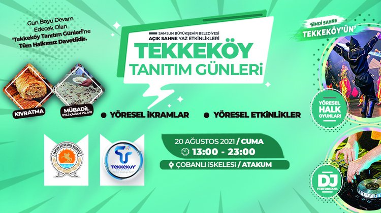 Tekkeköy Belediyesi tanıtım günleri...