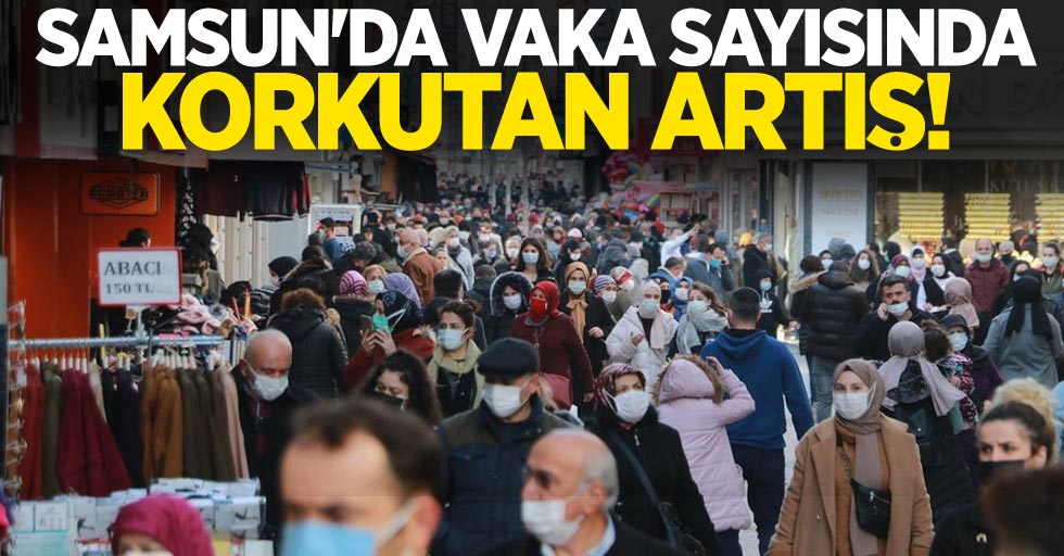 Haftalık vaka haritası açıklandı! Samsun'da vaka sayısında korkutan artış! 