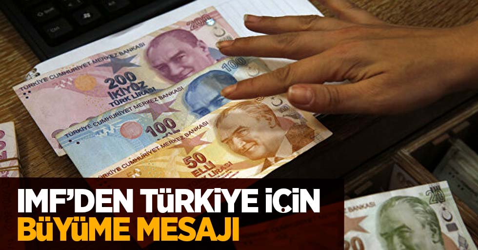 IMF'den Türkiye için büyüme mesajı