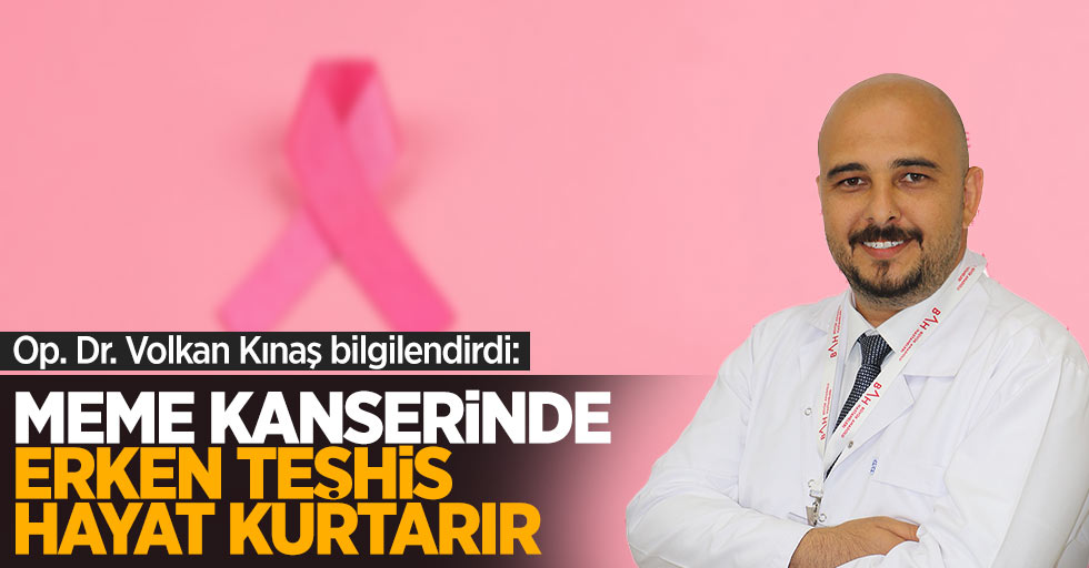 Op. Dr. Volkan Kınaş bilgilendirdi: Meme kanserinde erken teşhis hayat kurtarır