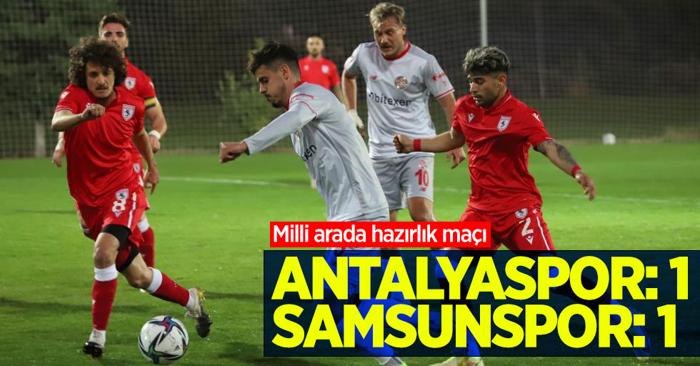 Antalyaspor 1-1 Samsunspor