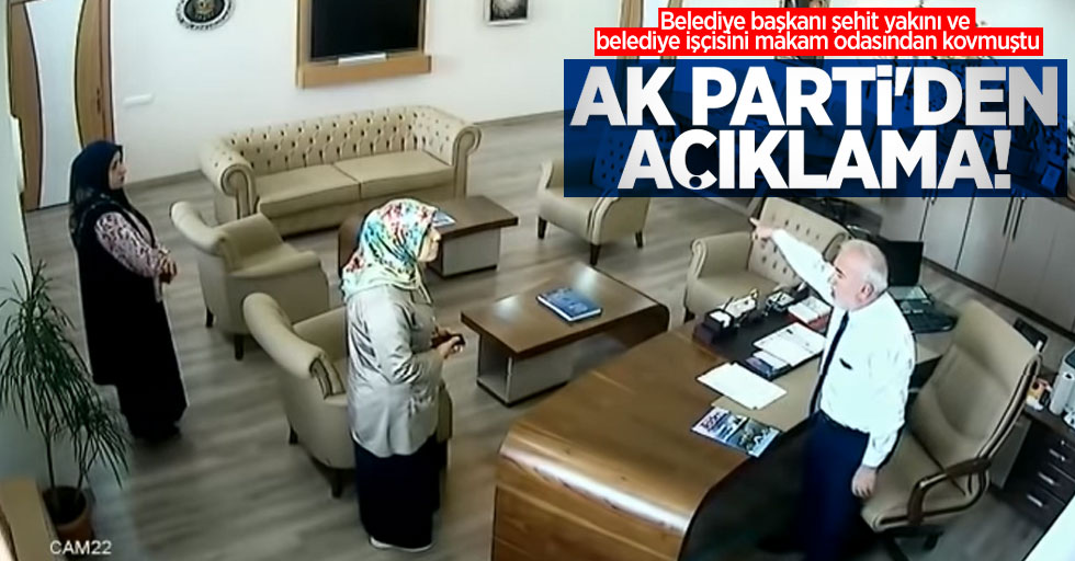 Gürgentepe Belediye Başkan Yaşar Şahin hakkında AK Parti'den açıklama