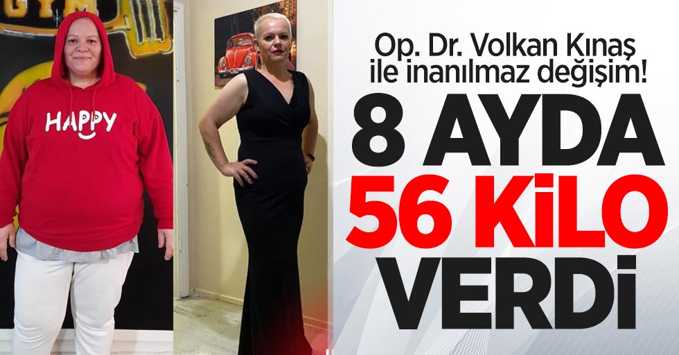 Op. Dr. Volkan Kınaş ile inanılmaz değişim! 8 ayda 56 kilo verdi