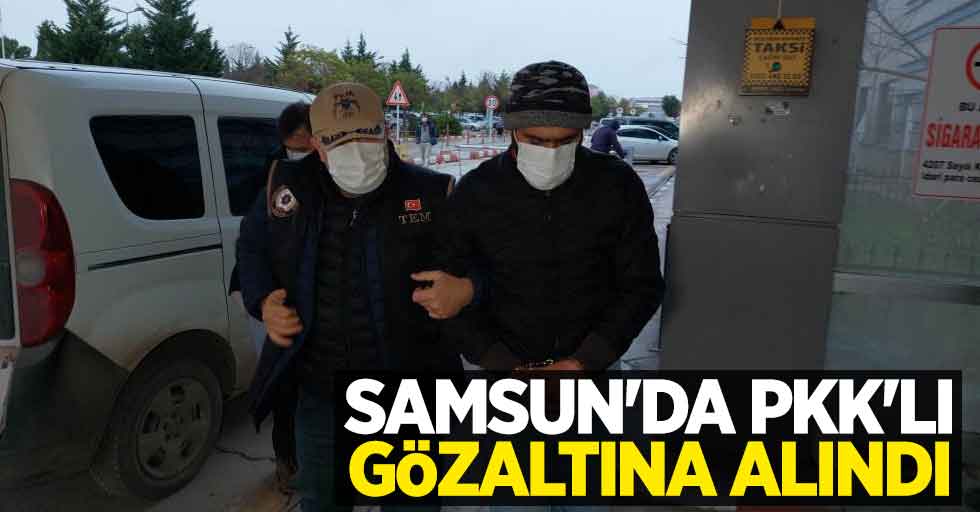 Samsun'da PKK'lı gözaltına alındı
