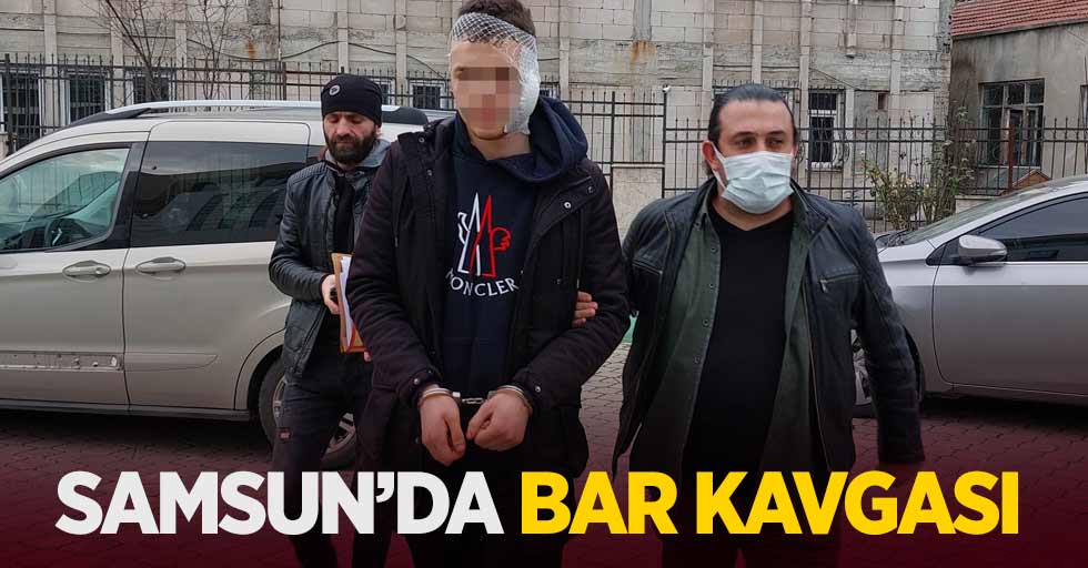 Samsun'da bar kavgası