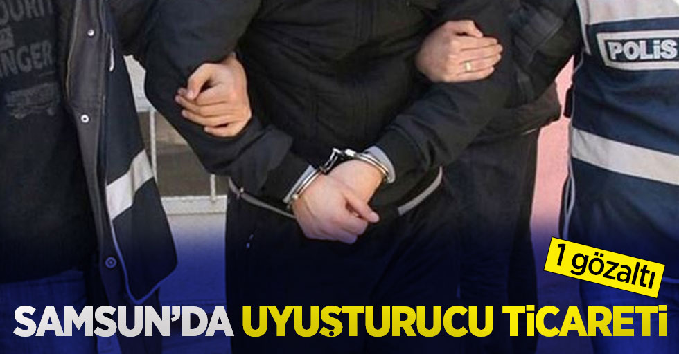 Samsun'da uyuşturucu ticaretinden 1 kişi gözaltına alındı