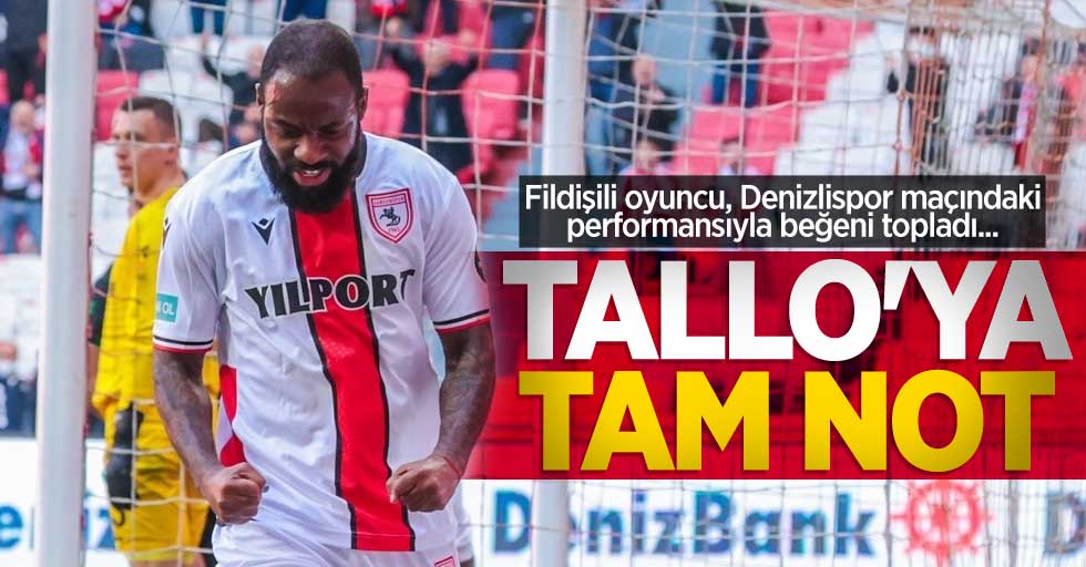 Fildişili oyuncu, Denizlispor maçındaki performansıyla beğeni topladı... TALLO'YA TAM NOT 