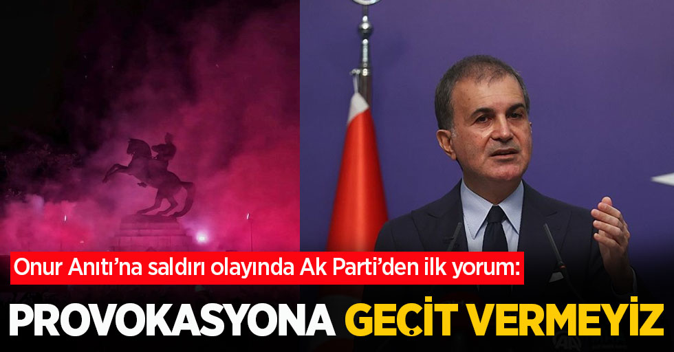 Samsun'da Atatürk heykeline saldırı olayında AK Parti'den ilk yorum: Provokasyona geçit vermeyiz