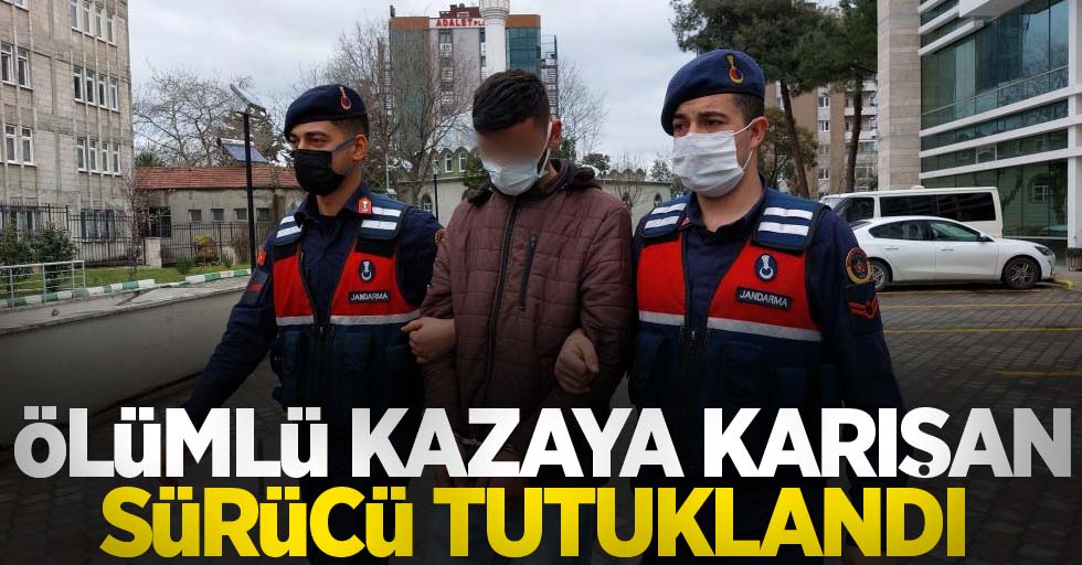 Samsun'da ölümlü kazaya karışan alkollü sürücü tutuklandı