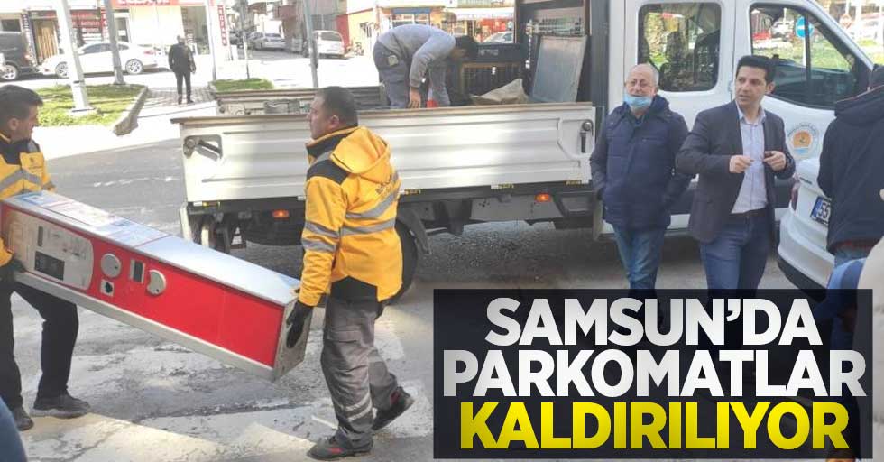 Samsun'da parkomatlar kaldırılıyor