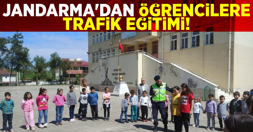 Jandarma'dan Öğrencilere Trafik Eğitimi!