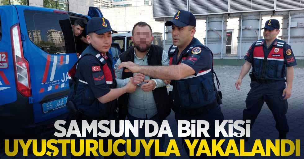Samsun'da bir kişi uyuşturucuyla yakalandı