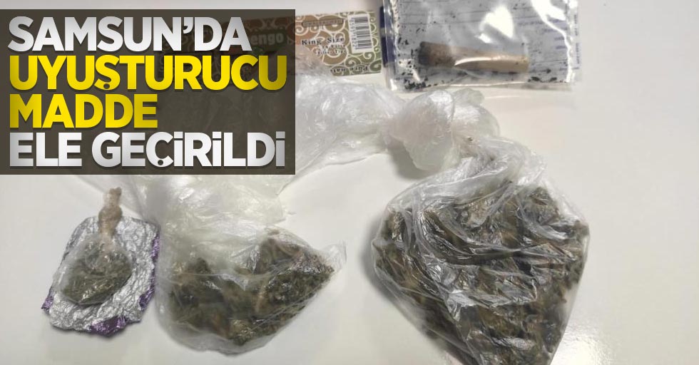 Samsun'da uyuşturucu madde ele geçirildi