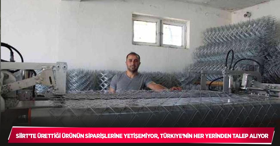 Siirt’te ürettiği ürünün siparişlerine yetişemiyor, Türkiye’nin her yerinden talep alıyor