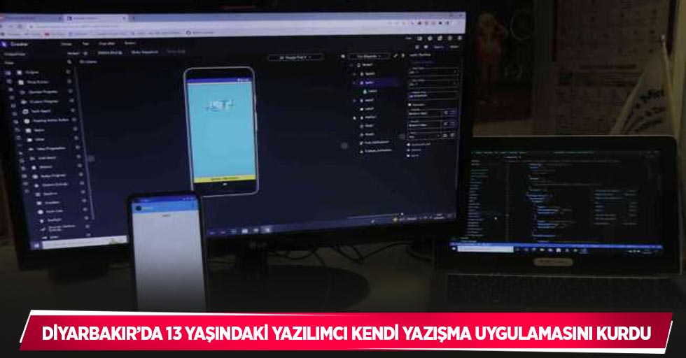 Diyarbakır’da 13 yaşındaki yazılımcı kendi yazışma uygulamasını kurdu