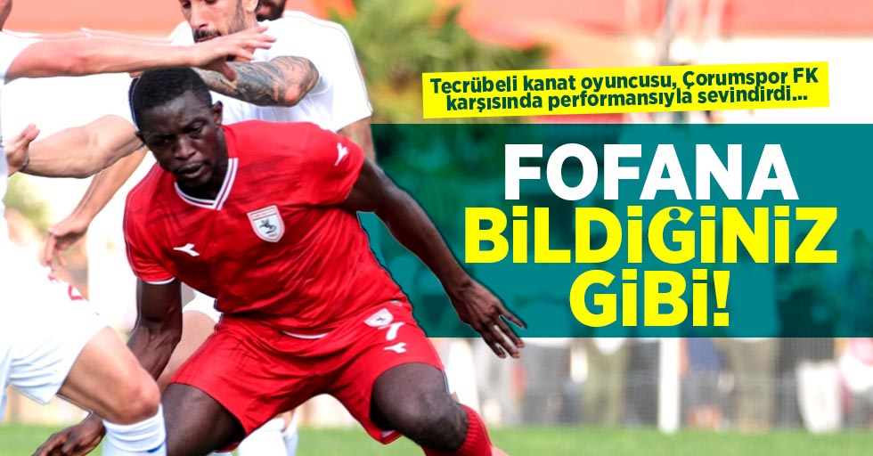 Fofana Bildiğiniz Gibi! Tecrübeli Kanat Oyuncusu, Çorumspor FK Karşısında Performansıyla Sevindirdi ...