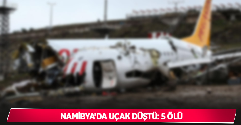 Namibya’da uçak düştü: 5 ölü