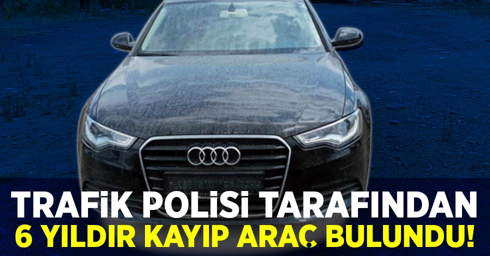 Samsun'da Trafik Polisi Tarafından 6 Yıldır Kayıp Araç Bulundu!