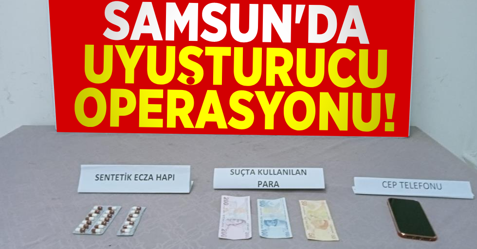 Samsun'da Jandarma'dan Uyuşturucu Operasyonu!