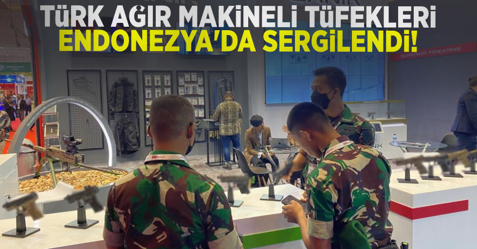 Türk Ağır Makineli Tüfekleri Endonezya'da Sergilendi!