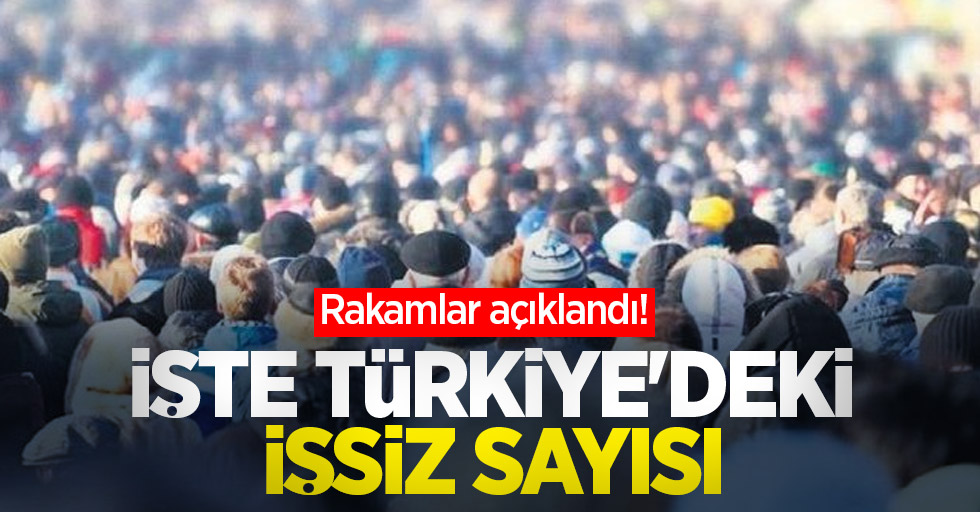 Rakamlar açıklandı! İşte Türkiye'deki işsiz sayısı
