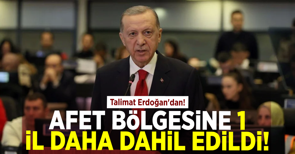 Talimat Cumhurbaşkanı Erdoğan'dan! Elazığ 11'inci il olarak afet bölgesine dahil edildi