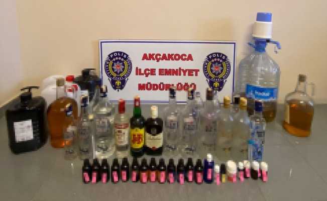 Alkol imalatına polisten baskın