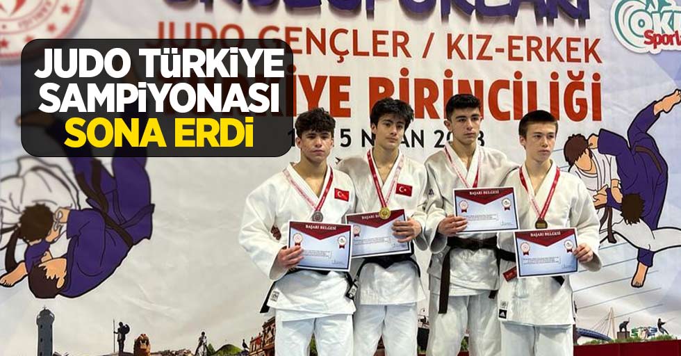 Judo Türkiye Şampiyonası sona erdi   