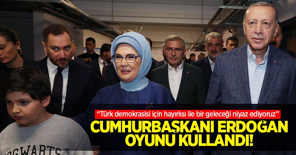 Cumhurbaşkanı Erdoğan oyunu kullandı! “Türk demokrasisi için hayırlısı ile bir geleceği niyaz ediyoruz”
